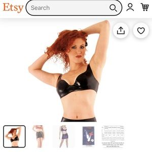 Real Latex Bra Top